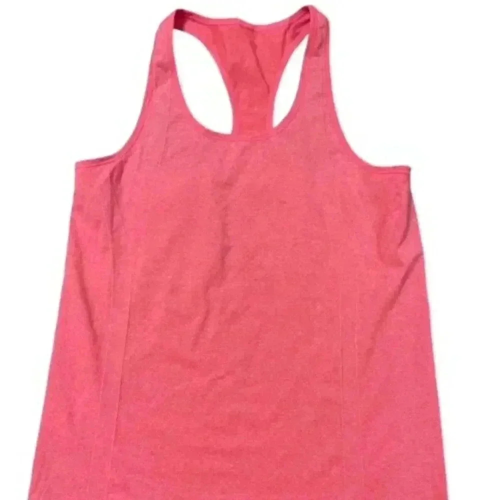 Under Armour HeatGear Seamless Racerback Tank Top PINK SMALL